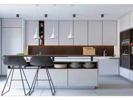 Lacquer Finish Kitchen Cabinet PR-DL03