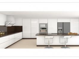 Lacquer Finish Kitchen Cabinet PR-DL07