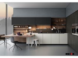 Lacquer Finish Kitchen Cabinet PR-DL21