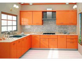 Lacquer Finish Kitchen Cabinet PR-DL29