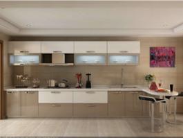 Modern designs high gloss white lacquer kitchen cabinet PR-L16