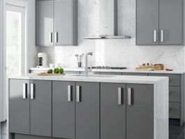 Grey Shaker Kitchen Cabinet PR-F001