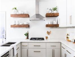 White Kitchen Cabinet PR-F002
