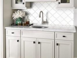 White Lacquer Kitchen Cabinet PR-F014