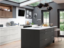 Lacquer Finish Kitchen Cabinet PR-F019