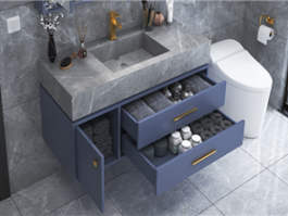 lacquar finish bathroom cabinet 