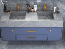 lacquar finish bathroom cabinet  