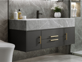 lacquar finish bathroom cabinet 