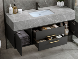 lacquar finish bathroom cabinet 