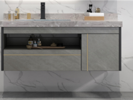 lacquar finish bathroom cabinet  