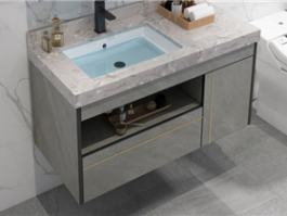 lacquar finish bathroom cabinet