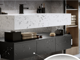 lacquar finish bathroom cabinet 