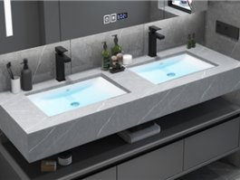 lacquar finish bathroom cabinet 