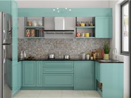 High gloss red kitchen cabinet designs kitchen cabinet PR-L36