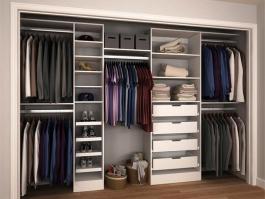 Wholesale melamine board open style walk in closet-PR-BK034