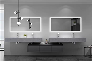best selling products vanity porcelaine mirror bath vanity octagon led vanity floor mirror