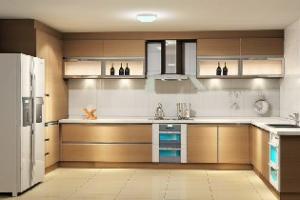 L Shaped Modular Kitchen Designs Matt Lacquer Finish Kitchen Cabinet High Quality Beer Storage Cabinet Pr-L185