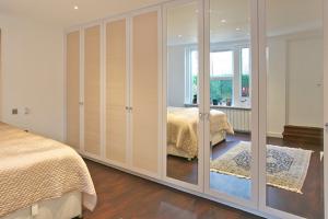 fabric wardrobe sliding door-AN074