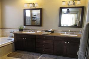 New design sink vanity unit furniture vanity with round mirror silver vanity table
