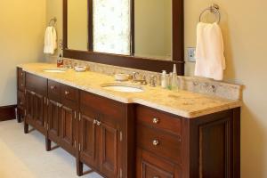 wall mounted bathroom vanity with mirror-AN097