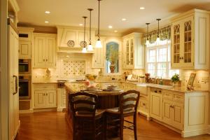 Solid wood luxury american style kitchen cabinet PR-M0728 - 3