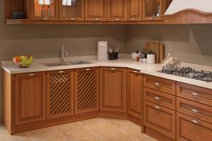 OEM factory custom commercial solid wood kitchen cabine tprm0728-28
