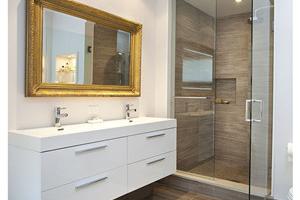 Quartz countertop bathroom vanity modern floor mounted bathroom