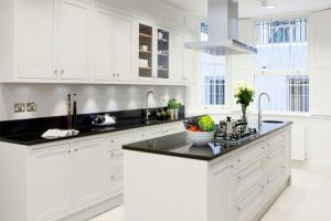 Grey matt lacquer cupboard kitchen cabinets prm0802-2