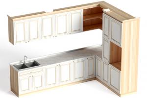 Free standing kitchen cabinets for villa prm0802-7