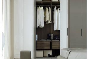 wardrobe with led sliding wardrobe cupboards for bedroom wardrobe mirror dressing tabl closet -PR-a