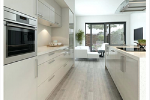 Kitchen Cabinet Gray Glossy PR-L0808